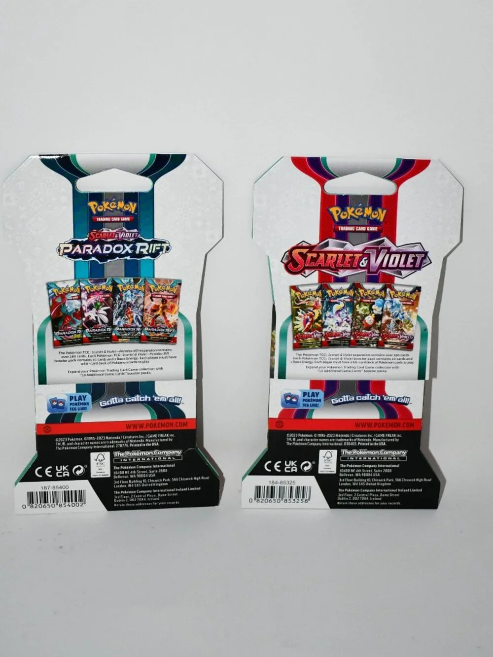 Pokemon TCG Scarlet & Violet Destined Rivals & Paradox Rift Sleeved Booster Pack